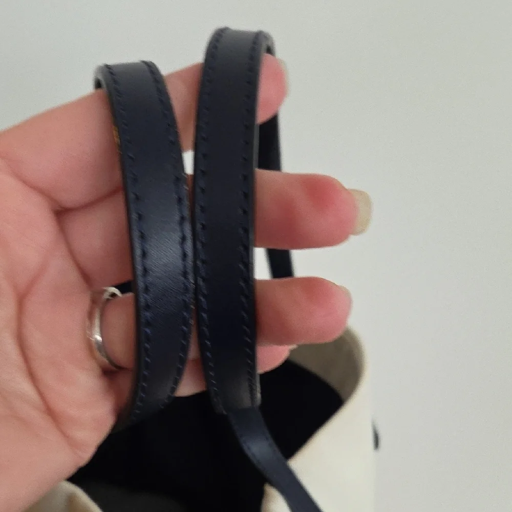 Kate Spade EUC Cheerful Cream and Gold Canvas Tote - Picture 5 of 10